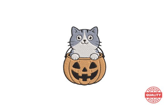 Cat in Pumpkin Bucket Embroidery: A Designer’s Honest Review