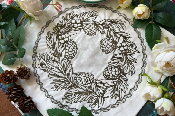 Christmas Machine Embroidery: A Seasonal Design with Lasting Appeal