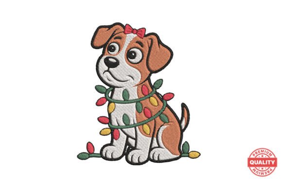 Christmas Puppy with Lights Embroidery: A Designer’s Real-World Review