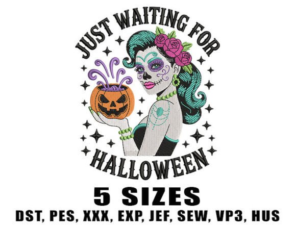 Dark Halloween Girl Embroidery Design Review for Gift Makers