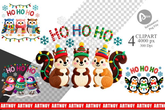 Faux Embroidery Holiday Animal Clipart: A Designer’s Honest Review for Boutique Sweatshirt Embellishment