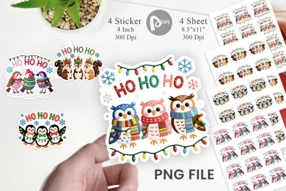 Faux Embroidery Holiday Animal Sticker: A Designer’s Review for Gift Makers