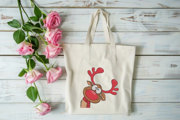 Goofy Peeking Reindeer Christmas Design Review