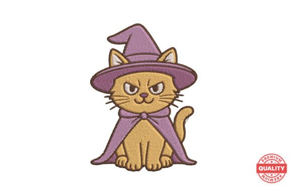Halloween Witch Cat Embroidery: A Designer’s Review for Business Use