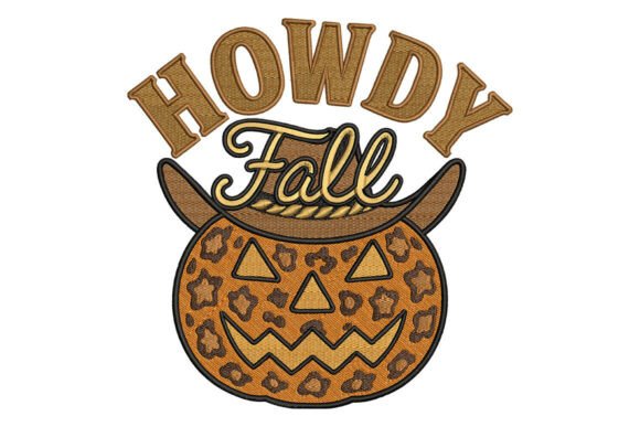 Howdy Fall Pumpkin Embroidery: A Rustic Touch for Personalized Gifts