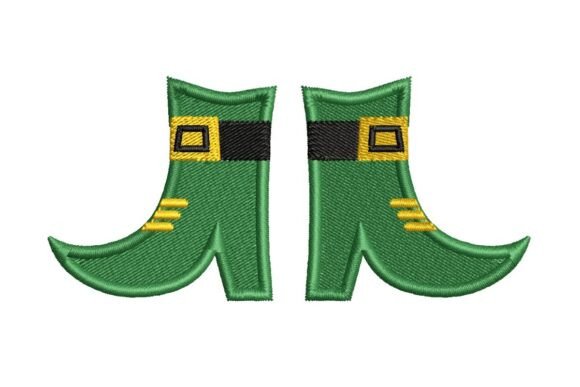 Leprechaun Shoes Embroidery Design